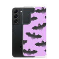 Protect your phone in style with the Aensland Samsung® Clear Case featuring playful bats and clouds design.