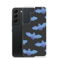 Stylish Lilith Samsung® Clear Case featuring bats, protecting your phone from scratches and dust with a sleek design.