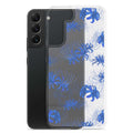 Higanbana Samsung® Clear Case featuring a floral design, protecting your device with style and elegance.