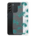 Stylish Higanbana Samsung® Clear Case featuring a unique floral design, perfect for protecting your Galaxy S22.