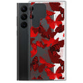 Colorful Butterfly Samsung® Clear Case showcasing vibrant butterfly prints for stylish protection on your device.