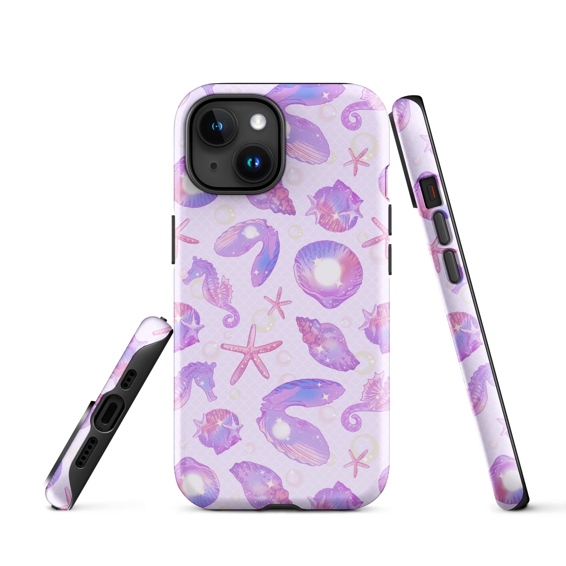 Stylish Sea Princess iPhone® Tough Case offers durable protection with a vibrant shell design for everyday use.