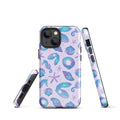 Durable Sea Princess iPhone® Tough Case featuring vibrant sea-themed designs for stylish phone protection.