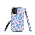 Stylish Sea Princess iPhone® Tough Case features a durable design with colorful sea-themed patterns for ultimate protection.