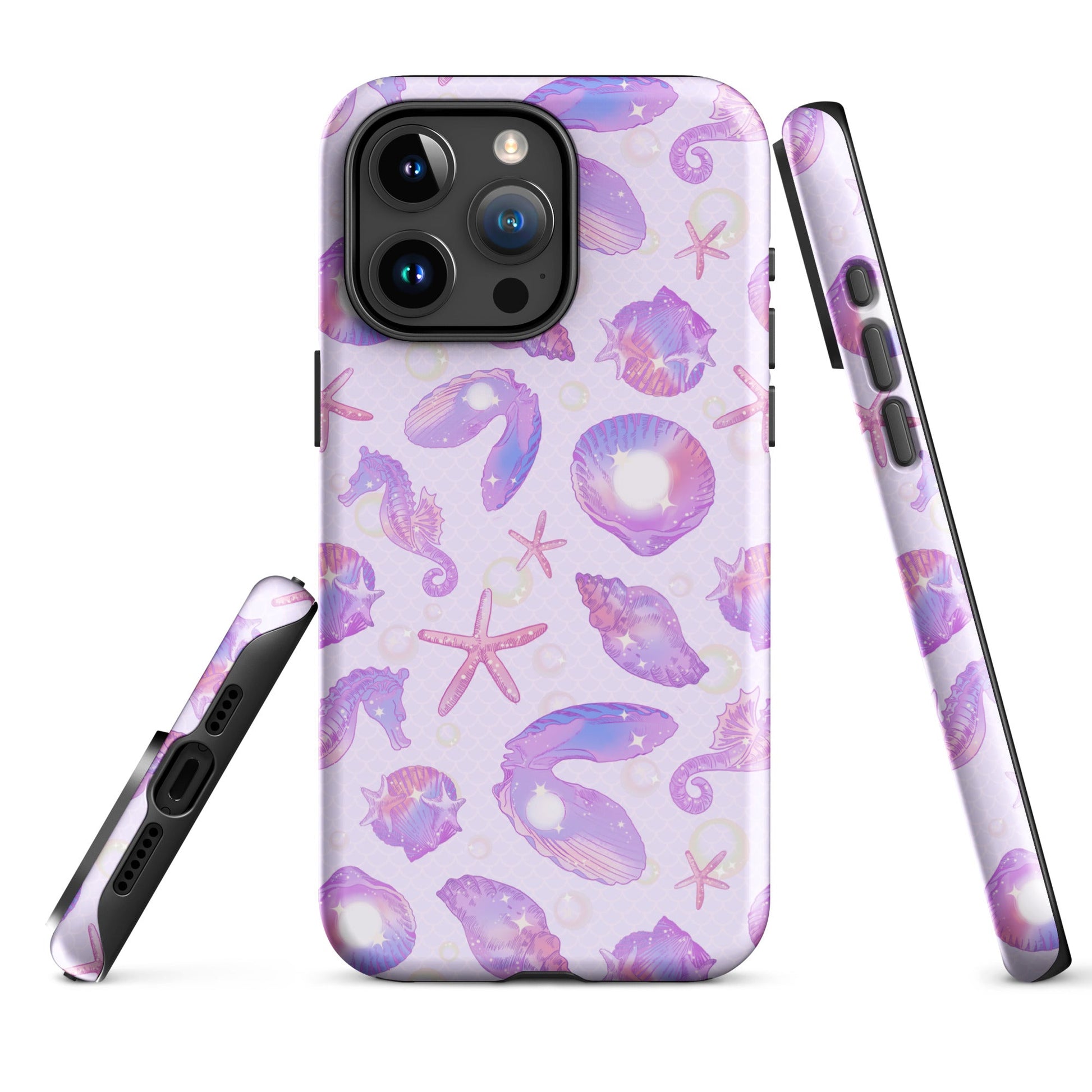 Stylish Sea Princess iPhone® Tough Case features durable polycarbonate and TPU lining for maximum protection.