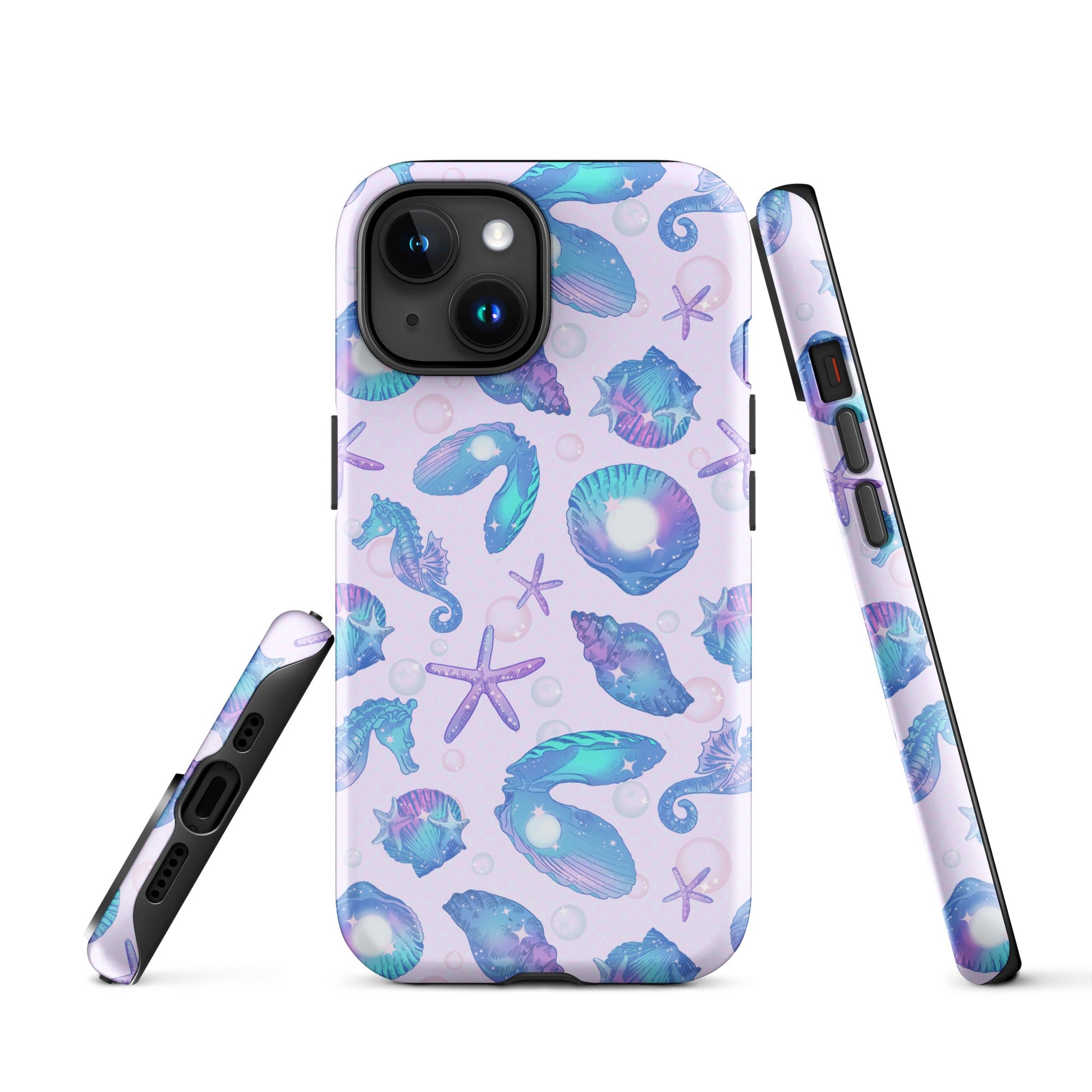 Durable Sea Princess iPhone® Tough Case featuring a stylish sea-themed design for all-around protection.