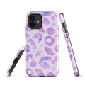 Stylish Sea Princess iPhone® Tough Case with durable, impact-resistant design featuring ocean-themed graphics.