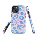 Stylish Sea Princess iPhone® Tough Case featuring vibrant marine designs, ensuring protection and flair year-round.