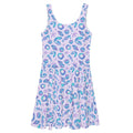 The Sea Princess Skater Dress features a vibrant seashell print, perfect for summer outings and beach days.