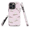 Stylishly protect your phone with the Snow Bird iPhone® Tough Case featuring a charming bird and snowflake design.
