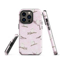 Stylish Snow Bird iPhone® Tough Case featuring a durable dual-layer design for ultimate protection and fashion.