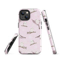 Durable Snow Bird iPhone® Tough Case with stylish owl design, combining impact resistance and fashionable protection.