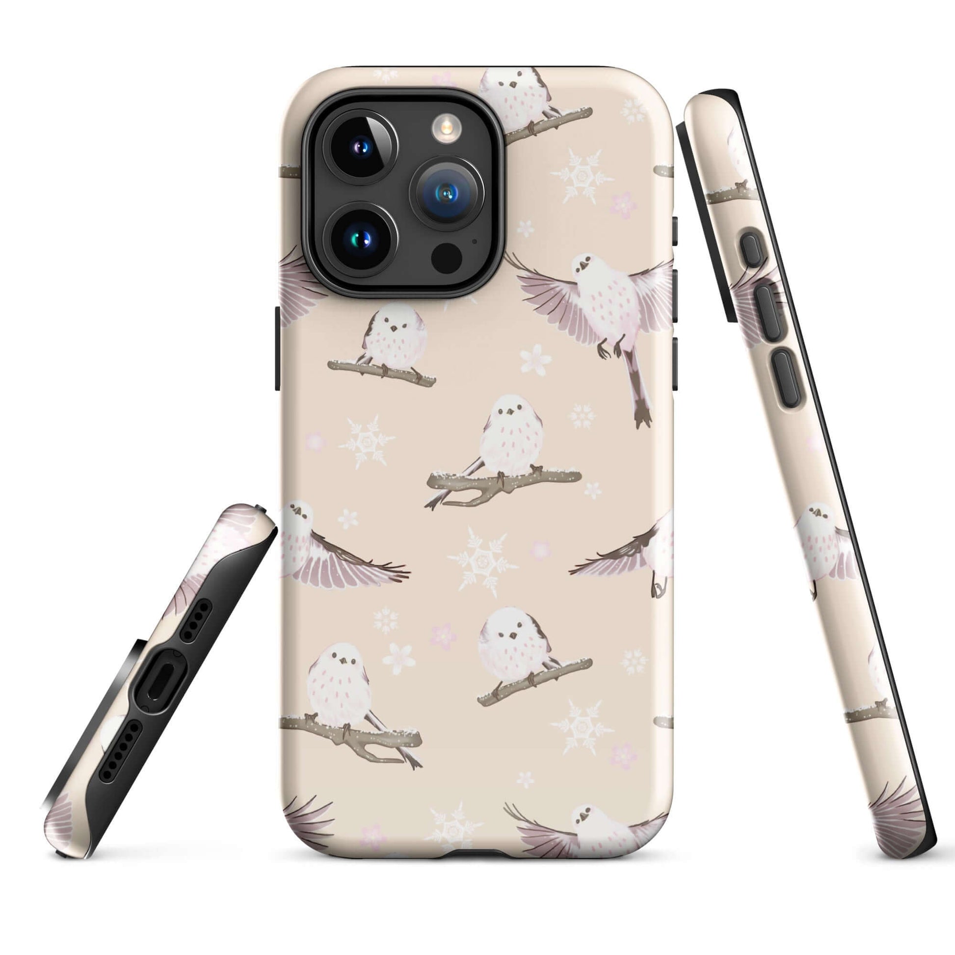 Stylishly protect your phone with the Snow Bird iPhone® Tough Case, featuring a durable dual-layer design.