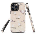 Stylish Snow Bird iPhone® Tough Case featuring a durable design for maximum protection and impact absorption.