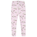 Soft pastel Snow Bird Leggings featuring a charming bird print, perfect for cozy winter outfits.