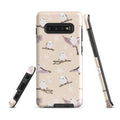 Protect your phone in style with the Snow Bird Samsung® Tough Case, featuring a charming snowbird design.