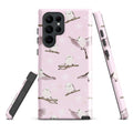 Stylish Snow Bird Samsung® Tough Case featuring a cute design, offering durability and protection for your phone.