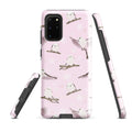Snow Bird Samsung® Tough Case features cute owl design, perfect for stylish protection and durability for your phone.