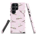 Snow Bird Samsung® Tough Case features a charming bird design, offering durability and style for your phone.
