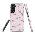 Snow Bird Samsung® Tough Case features a charming design, offering impact resistance and stylish protection for your phone.