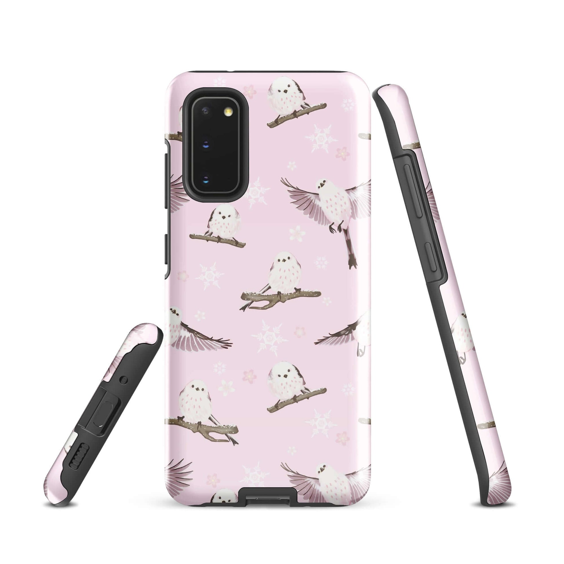 Snow Bird Samsung® Tough Case featuring a charming bird design, ensuring style and protection for your device.