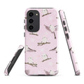Stylish Snow Bird Samsung® Tough Case featuring impact-resistant design and adorable bird patterns for ultimate protection.
