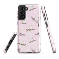 Protect your phone with the stylish Snow Bird Samsung® Tough Case, featuring a charming owl design and dual-layer durability.