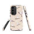 Stylish Snow Bird Samsung® Tough Case features impact-resistant design for ultimate protection and artistic flair.