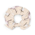 Trendy Snow Bird Scrunchie featuring festive bird patterns, perfect for adding style to any outfit. Get yours today!