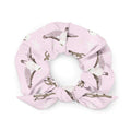 Bright and festive Snow Bird Scrunchie featuring a charming bird print, perfect for stylish outfits and gifting.