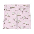 Soft and stylish Snow Bird Shorts from Koibito Clothing, featuring a cute bird print for comfort and relaxation.