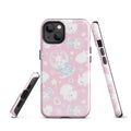 Stylish Snow Bunny iPhone® Tough Case featuring a cute bunny design, providing durable protection for your phone.