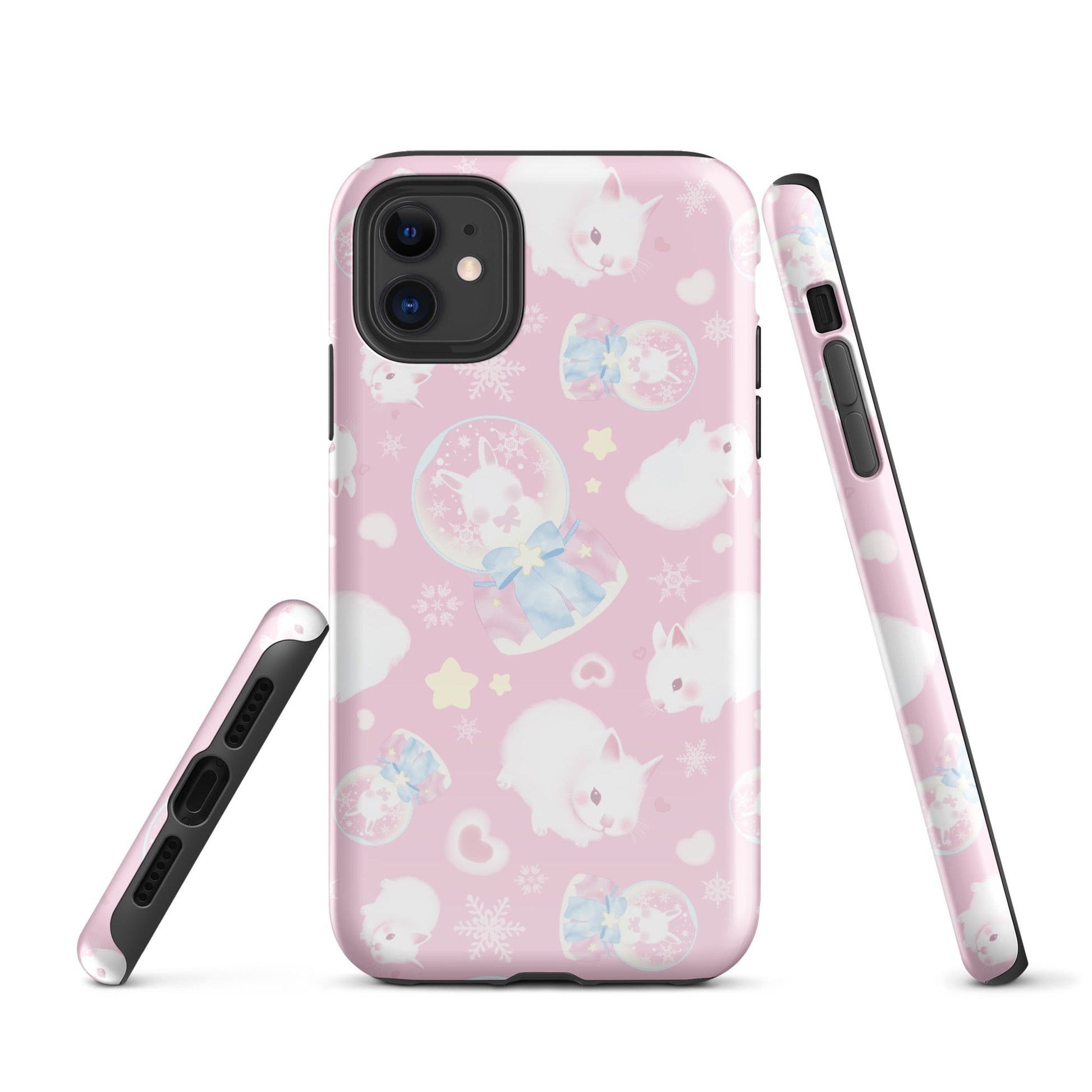 Stylishly protect your phone with the Snow Bunny iPhone® Tough Case, featuring a cute bunny design and durable materials.