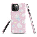 Stylish Snow Bunny iPhone® Tough Case featuring a cute winter design, providing durable protection for your phone.