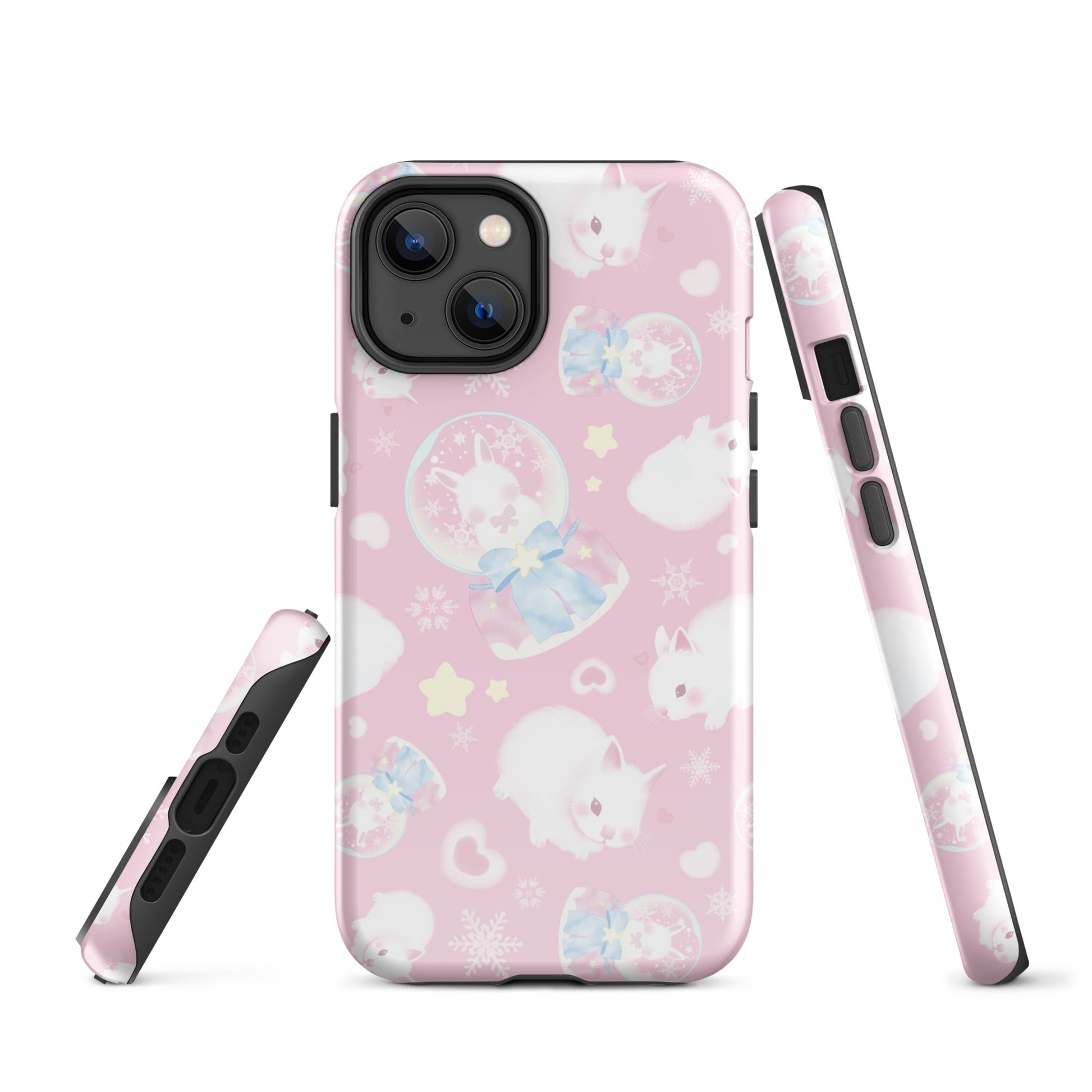 Stylish Snow Bunny iPhone® Tough Case features a cute bunny design with durable protection for year-round use.