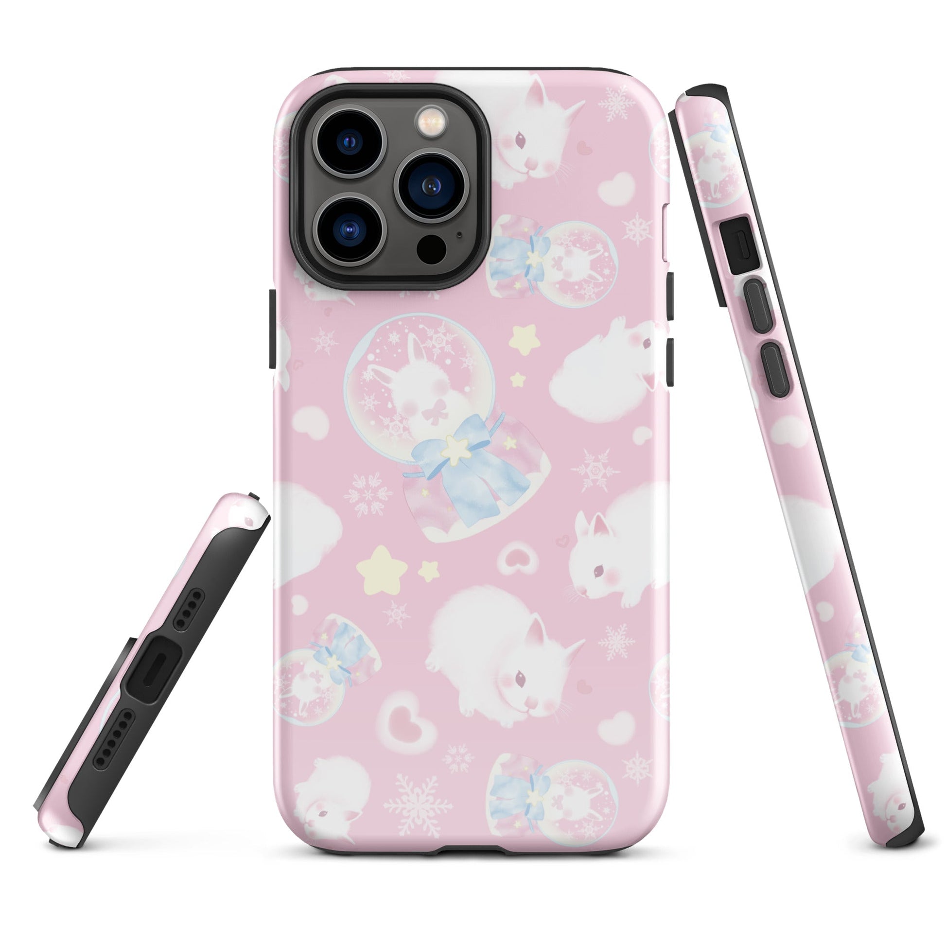 Stylish Snow Bunny iPhone® Tough Case features a durable design with cute bunny graphics for year-round protection.