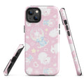 Stylish Snow Bunny iPhone® Tough Case featuring a cute bunny design, perfect for year-round phone protection.