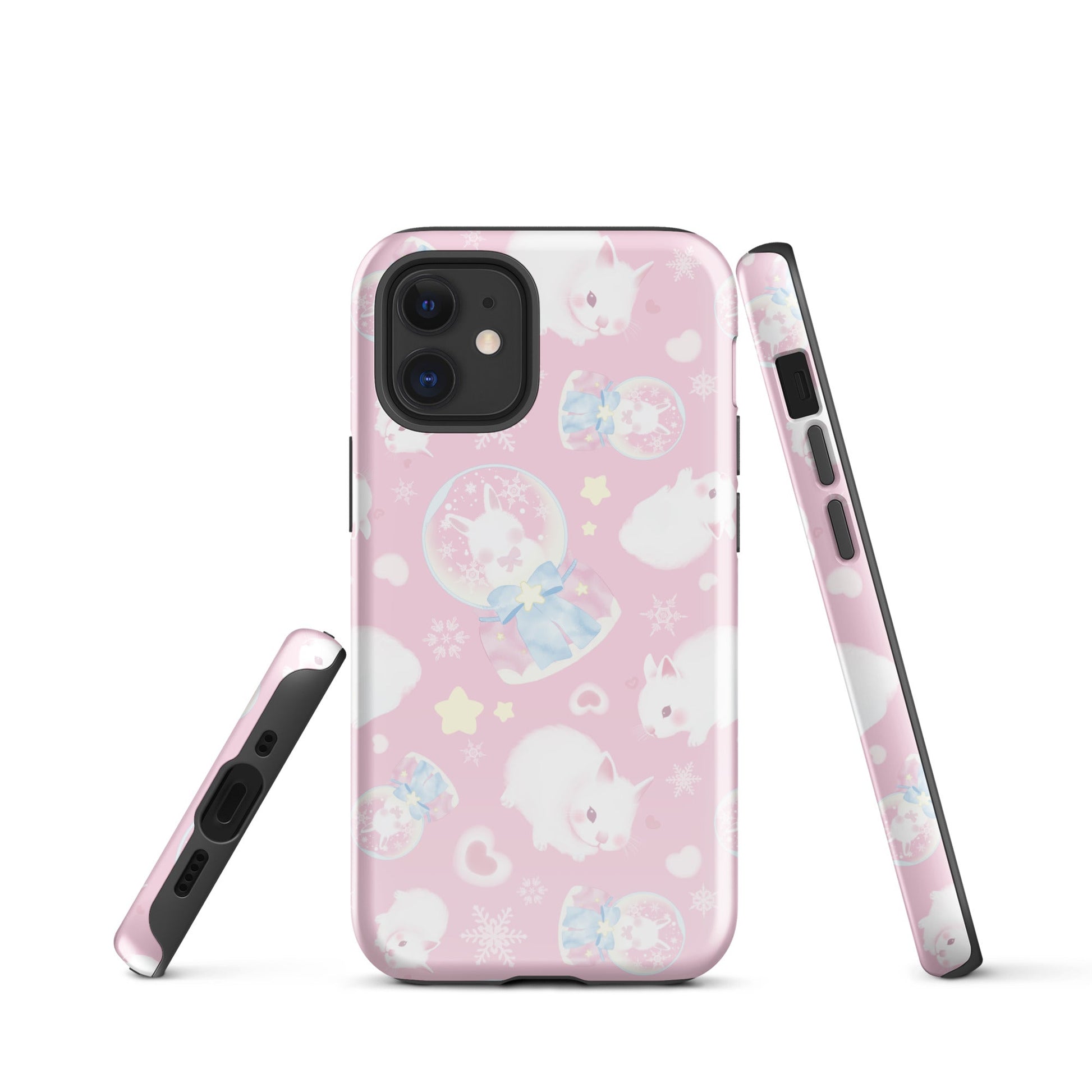Protect your phone in style with the Snow Bunny iPhone® Tough Case, featuring a cute pastel bunny design.