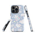 Stylish Snow Kitten iPhone® Tough Case features a durable design with a cute kitten pattern for year-round protection.