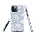 Stylish Snow Kitten iPhone® Tough Case features a durable design with cute kittens, perfect for protecting your device.