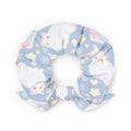 Charming Snow Kitten Scrunchie in pastel colors, perfect for completing any cute outfit with adorable kitten motifs.