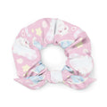 Stylish Snow Kitten Scrunchie featuring adorable kittens, perfect for pastel outfits and adding flair to any look.