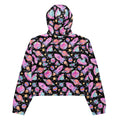 Stylish Space cropped windbreaker with vibrant space-themed print, perfect for adventures in any weather.
