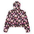 Stylish Strawberry cropped windbreaker featuring a playful design, perfect for any weather and occasion.