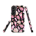 Colorful Strawberry Samsung® Tough Case features dessert designs and offers impact resistance for ultimate phone protection.