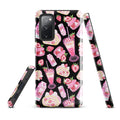 Stylish Strawberry Samsung® Tough Case featuring dessert designs, ensuring your phone stays safe and chic.