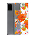 Stylish Sugar Skull Samsung® Clear Case offers vibrant protection for your phone against dust and scratches.