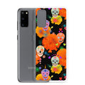 Colorful Sugar Skull Samsung® Clear Case showcases vibrant designs while protecting your phone from damage.