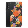 Protect your phone with the vibrant Sugar Skull Samsung® Clear Case, showcasing colorful sugar skull designs.