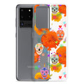 Protect your phone in style with the Sugar Skull Samsung® Clear Case featuring vibrant sugar skull designs.